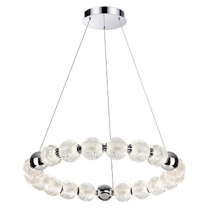 люстры 5007/60l l-vision odl24 463 подвесной светильник led 60w 4000k 4987лм crystal, доставка по Казахстану 