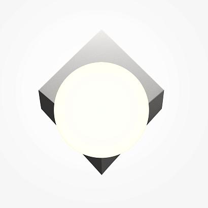 С 1 плафоном на стену Настенный светильник (бра) Maytoni MOD445WL-01PT Cubeo, доставка по Казахстану 