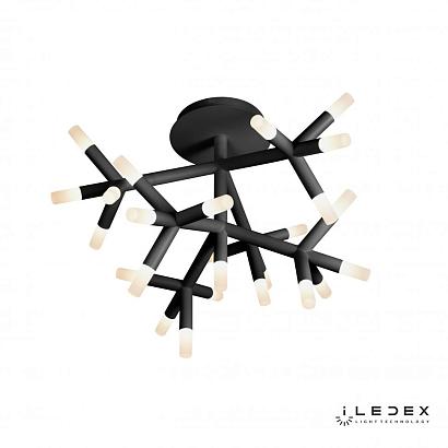 Потолочные Потолочная светодиодная люстра iLedex Savage FS-017-X25 BK, доставка по Казахстану 