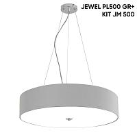 Дополнительная картинка Светильник потолочный Crystal Lux JEWEL PL500 GR Crystal Lux 2111/106