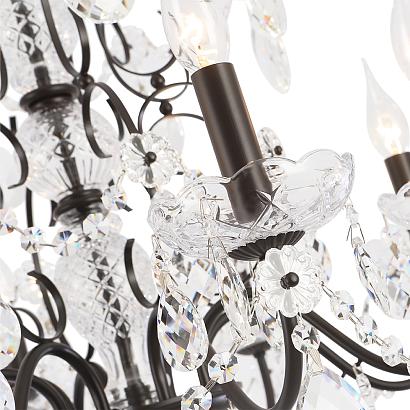 люстра crystal lux odelis sp8 brown crystal lux 2570/308, доставка по Казахстану 