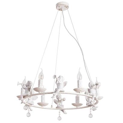люстры подвесная люстра arte lamp amur a1133sp-6wg, доставка по Казахстану 