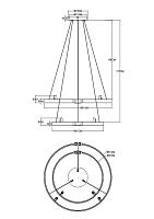 подвесная люстра arte lamp cesare a1993sp-64bk, доставка по Казахстану 