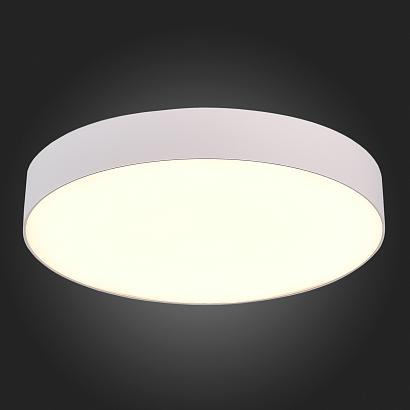 люстры st606.532.48 светильник потолочный белый led 1*48w 3000k 4 320lm ra>85 120° ip20 d400xh55 185-265v, доставка по Казахстану 