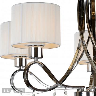 люстры подвесная люстра ilamp bella rm1029/5 хром, доставка по Казахстану 