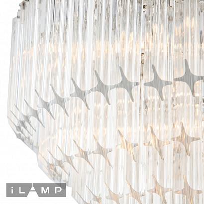 люстры подвесная люстра ilamp manhattan 051d-6 nickel, доставка по Казахстану 