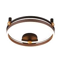 люстры светильник потолочный crystal lux fernando pl48w led coffee/black crystal lux 0620/148, доставка по Казахстану 