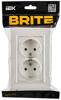 BRITE Роз 2-я с з/к без з/ш пл 16А в сб РСПл12-3-БрЖ жем IEK 