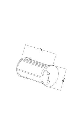 Встраиваемый светильник Outdoor O044DL-L1S3K