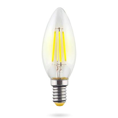 Лампа светодиодная филаментная Voltega E14 6W 2800К прозрачная VG10-C1E14warm6W-F 7019 купить в Алматы svet.kz