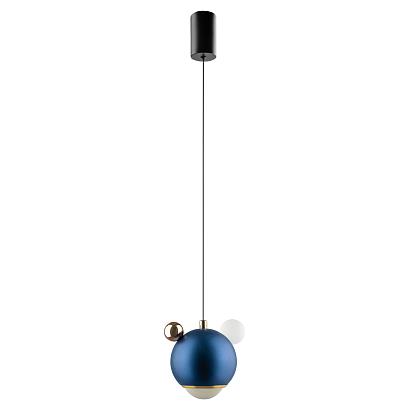 светильник подвесной crystal lux amigo sp led blue crystal lux 1084/201, доставка по Казахстану 