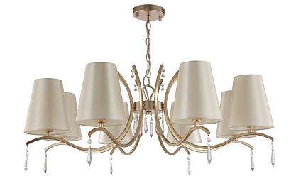 люстра crystal lux renata sp8 gold crystal lux 3591/308, доставка по Казахстану 