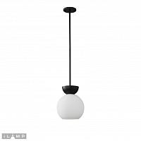 светильник потолочный ilamp mono p6079-1 bk+wh, доставка по Казахстану 