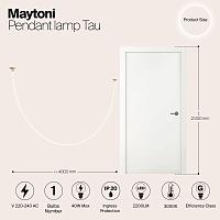 Дополнительная картинка Подвесной светильник Maytoni MOD146PL-L40G3K
