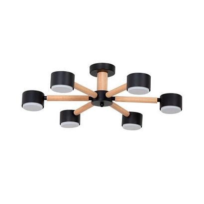 люстры потолочная люстра arte lamp tenda a1624pl-6bk, доставка по Казахстану 