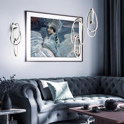 подвесной светодиодный светильник odeon light l-vision space 4891/32l, доставка по Казахстану 