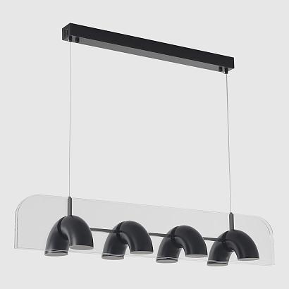 люстры светильник подвесной crystal lux element sp48w led black crystal lux 4020/248, доставка по Казахстану 