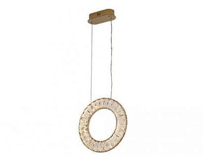 newport 8240 8240/300 gold new , подвесной светильник, gold сlear crystal d30*h250 см led strip 19w 3100k 2090lm, доставка по Казахстану 