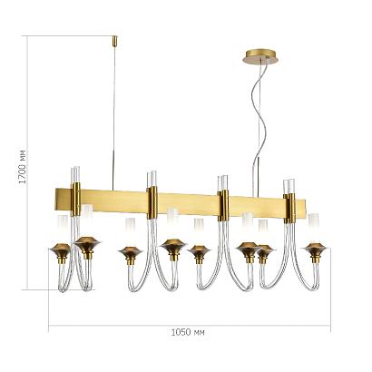 люстры sl1241.213.08 люстра подвесная st-luce , доставка по Казахстану 