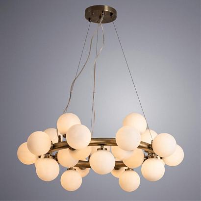 люстры подвесной светильник arte lamp bolla-piccolo a3988sp-25ab, доставка по Казахстану 