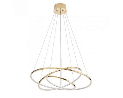 люстры newport 15000 15303/s champagne gold , подвесной светильник, champagne gold  d80*h200 cm led strip 67w 3100k 6700lm, доставка по Казахстану 