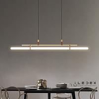 подвесной светильник iledex zoom 9498p-46w-3000k gold&brown&white iledex 9498p-46w-3000k gl-br-wh, доставка по Казахстану 