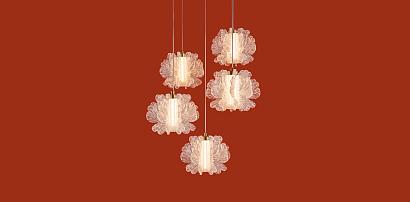 люстры люстра freya fr5579pl-l40bs flower, доставка по Казахстану 