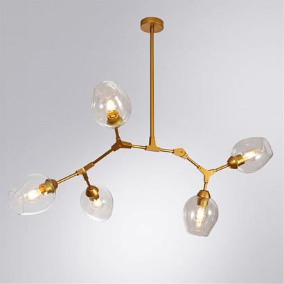 подвесной светильник arte lamp yuka a4103sp-5go, доставка по Казахстану 