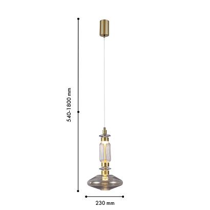 подвесной светильник veneto 4239-1p, доставка по Казахстану 