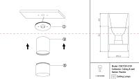 Дополнительная картинка Потолочный светильник Maytoni Pauline C007CW-01W
