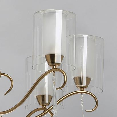 люстры 303012708 эллегия 8*40w e14 220 v люстра, доставка по Казахстану 