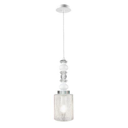 светильник подвесной crystal lux mateo sp1 white crystal lux 2401/201, доставка по Казахстану 