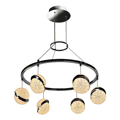 подвесная светодиодная люстра iledex crystal ball c4474-6 cr, доставка по Казахстану 