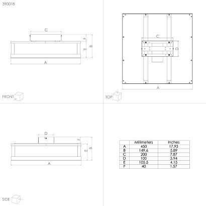 люстры 390018 светильник диммируемый, с пультом macellara, доставка по Казахстану 