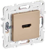 Дополнительная картинка SKANDY Роз. HDMI SK-H01Sa песоч. IEK