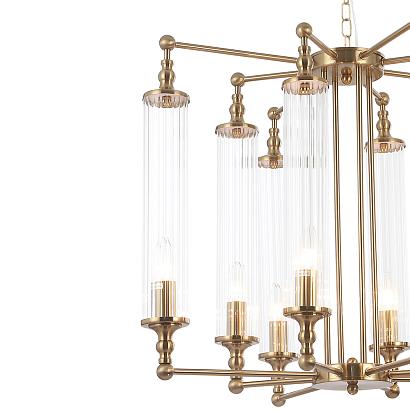 люстры люстра crystal lux tomas sp8 d650 brass crystal lux 3672/308d, доставка по Казахстану 
