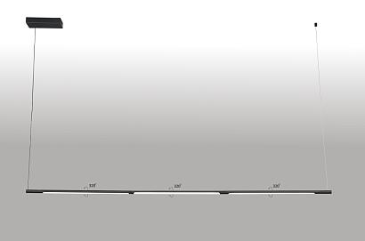 светильник подвесной crystal lux largo sp33w l1770 black crystal lux 0780/233, доставка по Казахстану 