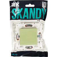 SKANDY Выключ. 1-кл. перекр. 10А SK-V03M мятн. IEK 