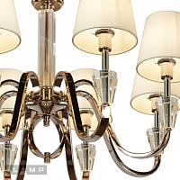 Дополнительная картинка Подвесная люстра iLamp Alesti P2424-8 Nickel