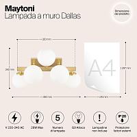 Дополнительная картинка Настенный светильник (бра) Maytoni MOD547WL-05BS