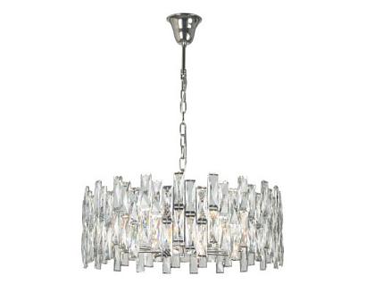 newport 10120 10123+5/c , люстра, chrome clear crystal d63*h26 cm e14 8*40w, доставка по Казахстану 