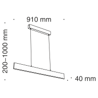 Дополнительная картинка Подвесной светодиодный светильник Maytoni Step P010PL-L23B
