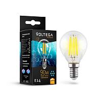 Лампа светодиодная Voltega E14 6,5W 2800K прозрачная VG10-G45E14warm9W-F 7136 купить в Алматы svet.kz
