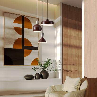 подвесной светильник freya fr5598pl-01cr still, доставка по Казахстану 