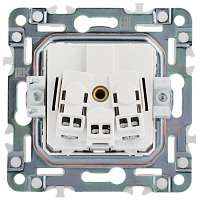 SKANDY Роз. с з/к без з/ш 16А SK-R05N никель IEK 