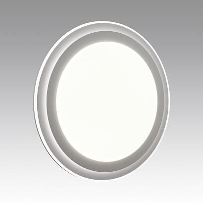 Настенно-потолочные 7617/EL PALE SN 040 Светильник пластик/белый LED 72Вт с ДУ 3000-6000К D510 IP43 пульт ДУ SETTA, доставка по Казахстану 
