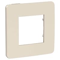 Рамка 1-постовая Schneider Electric Unica New NU280244 