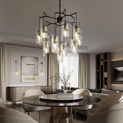 5439/13 odeon light  люстра fusilli, доставка по Казахстану 