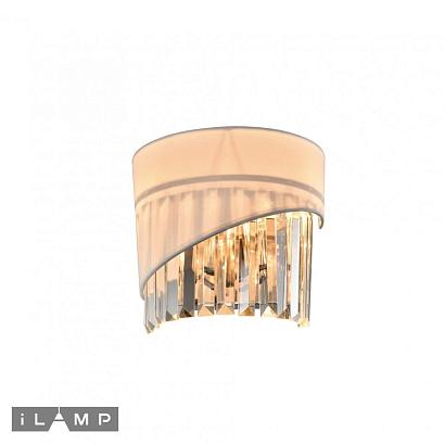 Декоративные настенные Настенный светильник iLamp Casa W9508-2 Nickel, доставка по Казахстану 