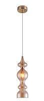 Дополнительная картинка Светильник подвесной Crystal Lux IRIS SP1 A AMBER Crystal Lux 2070/201